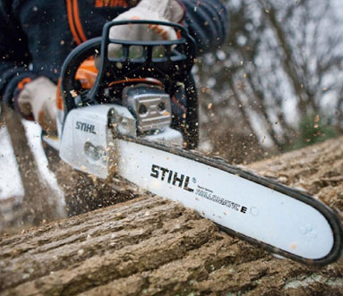 Спилить дерево, распилить на дрова